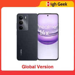 Global Version realme 14X 5G Smartphone Dimensity 6300 5G Chipset 50MP AI Camera 120Hz Eye Comfort Display 5000mAh Battery IP64