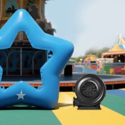 Inflatable Bouncy Castle Blower| Electric Air Blower| Continuous Pump Fan Blower| 370W