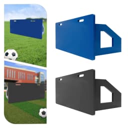 Foldable Soccer Rebounder Board Portable Rebound Wall for Passing & Shooting Practice, HDPE & Iron,Indoor/Outdoor Use