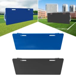 Foldable Soccer Rebounder Board Portable Rebound Wall for Passing & Shooting Practice, HDPE & Iron,Indoor/Outdoor Use