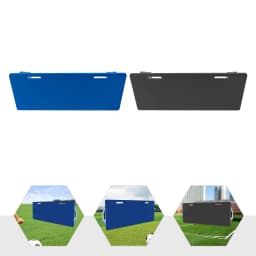 Foldable Soccer Rebounder Board Portable Rebound Wall for Passing & Shooting Practice, HDPE & Iron,Indoor/Outdoor Use