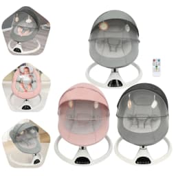 Electric Baby Swing for Baby Calm Chair Rocking Chair with Bluetooth Music Remote Control Children Bed 5m Range Remote Control