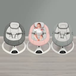 Electric Baby Swing for Baby Calm Chair Rocking Chair with Bluetooth Music Remote Control Children Bed 5m Range Remote Control