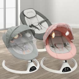 Electric Baby Swing for Baby Calm Chair Rocking Chair with Bluetooth Music Remote Control Children Bed 5m Range Remote Control
