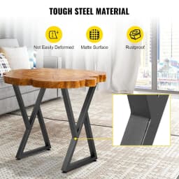 Square Tube Table Legs - 28 Inch Replacement Legs for Coffee Table, Sturdy and Durable, Perfect for Dining Tables, Set of 2