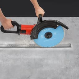 3500W Wall Saw 140mm Cutting Depth, Professional Concrete Saw Diamond Blade w/ Water Cooling for Concrete Slotting