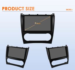9" Hizpo 2Din Android Auto Car Radio for Mercedes Benz C-Class CLK W203 W209 S203 A209 W168 GPS DSP 4G CarPlay Snapdragon 6115