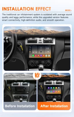 9" Hizpo 2Din Android Auto Car Radio for Mercedes Benz C-Class CLK W203 W209 S203 A209 W168 GPS DSP 4G CarPlay Snapdragon 6115
