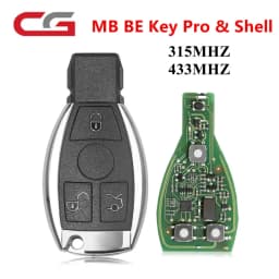 5PCS CGDI CG MB BE KEY Pro 315MHZ/433MHZ Get 1 Free Token for CGDI MB Work with Smart Key Shell 3 Button for Benz