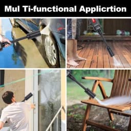 60Bar Cordless High Pressure Wash Washer 20000mAh Gun Auto Clean Foam Generator Water Gun Spray Cleaner Car Washing Machine