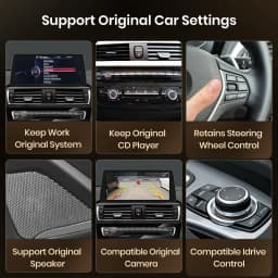 Junsun 12.3” 4G Wireless CarPlay Andorid Auto Car Radio Multimedia For BMW 1 2 3 4 Series F20 F21 F22 F30 F31 F32 F33 F34 F36
