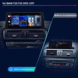 Junsun 12.3” 4G Wireless CarPlay Andorid Auto Car Radio Multimedia For BMW 1 2 3 4 Series F20 F21 F22 F30 F31 F32 F33 F34 F36