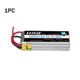 HRB 6S Lipo Battery 22.2v 5000mah Drone Battery 120C With XT90 Connector for RC Car Monster 550E 700E RC helicopter RC Boat