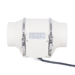 Duct Extractor Fan W/ Powerful Exhaust System 220 m³/h, Ball Bearing Duct Fan for Heating, Cooling and Widely Use