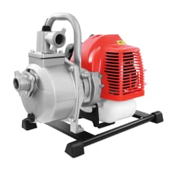 1250W Portable Water Pump 2-Stroke Engine 43CC 1.7HP 8500RPM Gasoline Power Air-cooled Garden Pump Single Cylinder