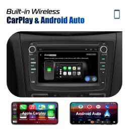 ESSGOO Android 14 Carplay Car Stereo Radio For Renault Dacia Duster Sandero Dokker Logan Lodgy Captur GPS SAT NAVI WIFI RDS BT
