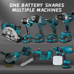Kamolee 21V 6000mAh Lithium-ion Battery, Suitable for Kamolee Power Tools