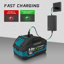 Kamolee 21V 6000mAh Lithium-ion Battery, Suitable for Kamolee Power Tools