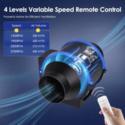 150mm Pipe Exhaust Fan Inline Duct Fan Extractor Low Noise Air Ventilator Bathroom Toilet Wall Fan Duct Fan