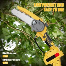 Brushless Telescoping Pole Electric Chainsaw High Branch Chain Saw Woodworking Garden Trimming Saw Power Tool For Makita 18V B