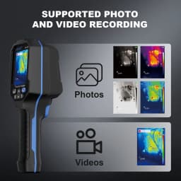 NOYAFA NF-524 Thermal Imager Camera Professional Handheld 120*90 Resolution -10~400℃ 8 Color Palette Save Pictures PC analysis