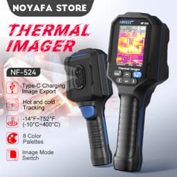 NOYAFA NF-524 Thermal Imager Camera Professional Handheld 120*90 Resolution -10~400℃ 8 Color Palette Save Pictures PC analysis