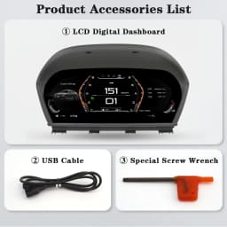 AUTOTOP 11" Car Digital Dashboard for BMW 1 2 Series F20 F52 F22 X1 F48 F49 X2 F39 F45 Aftermarket Digital Instrument Cluster
