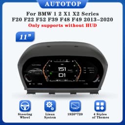 AUTOTOP 11" Car Digital Dashboard for BMW 1 2 Series F20 F52 F22 X1 F48 F49 X2 F39 F45 Aftermarket Digital Instrument Cluster
