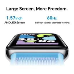 Global Version Honor Band 10 Curved Edge Design Morning Health 1.57-inch AMOLED Screen 5ATM Water Resistance Bluetooth 5.3