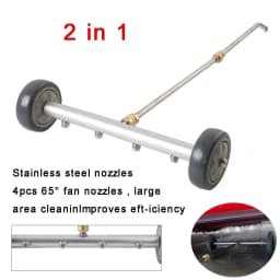 4000 PSI Pressure Washer Cleaner Power Washer Wash The Bottom Under Car Water Broom with Washer Nozzles Car Cleaning Tools