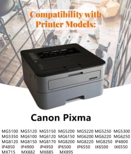 Jhaan 525XL 526XL Multipack 20P Ink Cartridges Compatible with Canon Pixma IP4850 IP4900 IP4950 MG6250 MG8150 MG8250 MX885 MX895