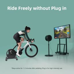 CYCPLUS R200 Smart Bike Trainer 2200W Max Power Support ANT+ & BLE 5.0 Exercise Bike Roller Indoor Training for Home Exercise