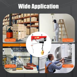 Lift Electric Hoist Single or Double Rope Operation Modes Electric Hoist Built-in Safety Brake Mechanism High Lifting Capacity