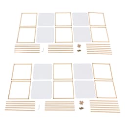 2Pcs Wedding Flower Stand 80cm Tall Rectangle Metal Column Rack with Storage Board for Centerpiece Birthday Party Decorations