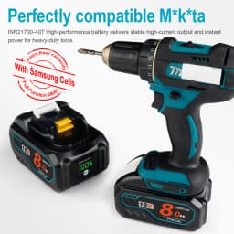 Waitley 21700 Powerful Battery For Makita 18V Power Tools 8Ah Real capacity Rechargeable batteries Replacement Accessories