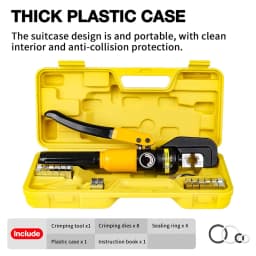 4/6/10/16/25/35/50/70mm² Hydraulic Clamp Home Hydraulic Crimping Tool DIY Cable Wiring Crimping Plier Cordless Hydraulic Press