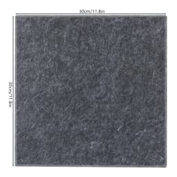 12Pcs High-Density Soundproof Panels Square Dark Grey Sound-Insulating Panels Wall Mount Sound Absorbing Wall Panels