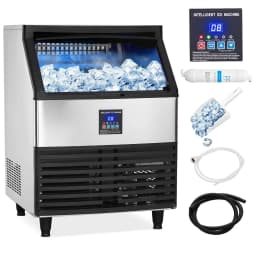 VEVOR Commercial Ice Cube Maker Ice Machine 270LBS/24H Cube Ice Machine
