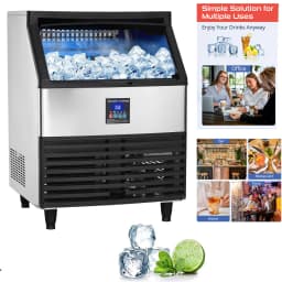 VEVOR Commercial Ice Cube Maker Ice Machine 270LBS/24H Cube Ice Machine