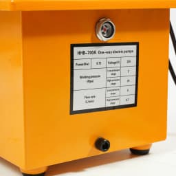 750W Electric Hydraulic Pump Machine 2-70Mpa, 10000 PSI, Single Acting with Manual Valve Oil Pressure Pump, 7L Tank with Pedal