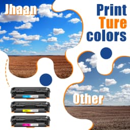 Jhaan 415A Toner (with Chip) CMYCompatible with HP 415A for HP Laserjet Pro MFP M479fdw M479fnw M479dw M479fdn M454dw M454dn