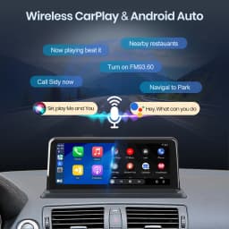 Junsun Wireless CarPlay Android Auto Car Radio For BMW Series 1 E81 E82 E87 E88 2005-2012 CCC CIC System Head Unit Multimedia