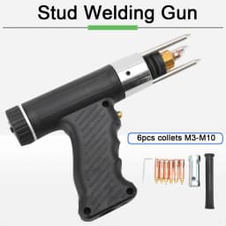 Capacitor Discharge (CD) Stud Welding Gun Welding Torch Capacitor Discharge Welding Gun 6 Collet Pieces