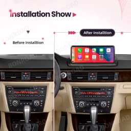 BONROAD Car Android Multimedia Player Radio Wireless Carplay Android auto For BMW 3 Series E90 E91 E92 E93 Touch Screen GPS