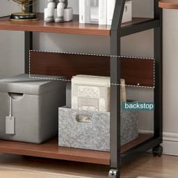 Multi-Functional Printer Rack 3-Layer Storage Office Use Thickened Movable Rack with Wheels Versatile Stand Portable Shelf