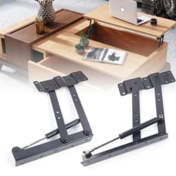 2Pcs Steel Lift Up Coffee Table Countertop Mechanism Hardware Hinge Fitting Foldable Lifting Frame Furniture Spring Hinges