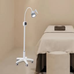 12W Dimmable Examination Lamp Surgical Examination Light 7500Lux LED with 5-Wheel Brake Base for Medical/Dental