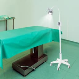 12W Dimmable Examination Lamp Surgical Examination Light 7500Lux LED with 5-Wheel Brake Base for Medical/Dental