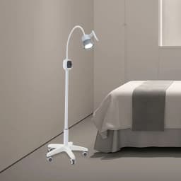 12W Dimmable Examination Lamp Surgical Examination Light 7500Lux LED with 5-Wheel Brake Base for Medical/Dental