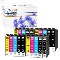 Jhaan 604XL Printer Cartridges Compatible with 604 604XL Cartridges for Expression Home XP-4200 XP-3200 XP-3205 XP-2200